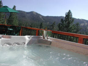 Hot tub and Jacuzzi at Chateau Badeaux