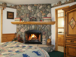Master Bedroom with Fireplace