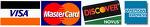 Visa, Mastercar, Discover, AmEx, PAYPAL accepted.